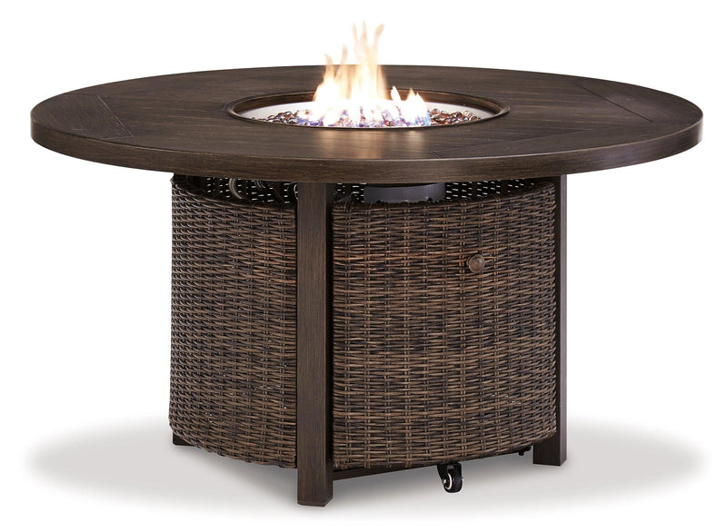 Paradise Trail Outdoor Sofa, Lounge Chairs and Fire Pit Table Ashley Furniture Outdoor Table Set  Fresh Start Furniture
