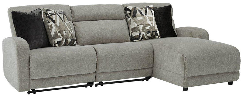 Colleyville Power Reclining Sectional with Chaise -  Ashley Furniture Sectional  Fresh Start Furniture