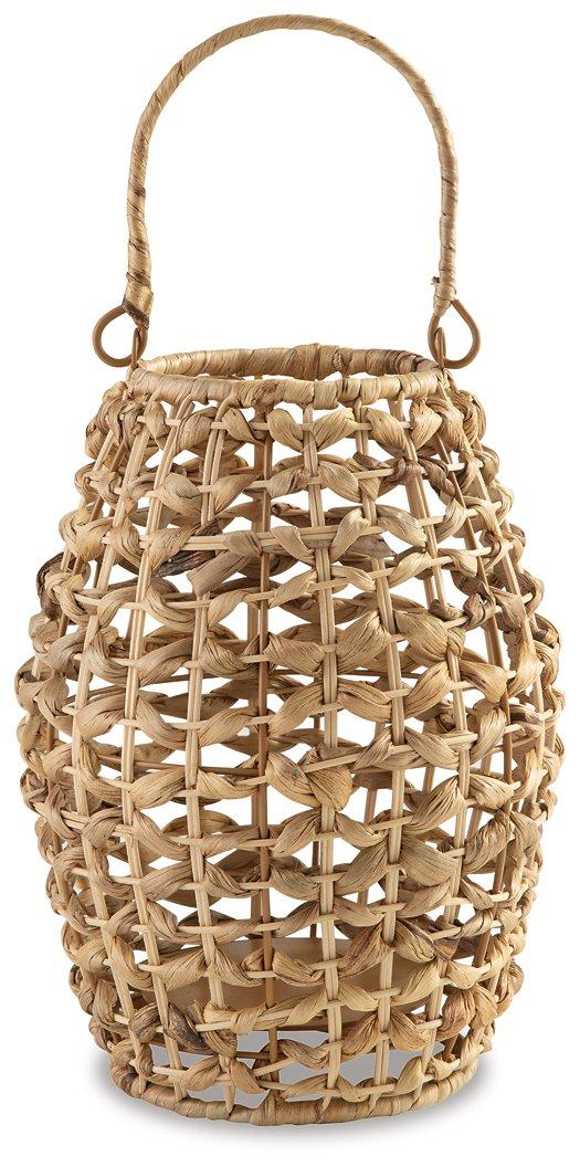 Etta Lantern -  Ashley Furniture Candle Holder  Fresh Start Furniture