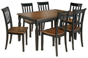 Owingsville Dining Room Set Ashley Furniture Dining Room Set Dining Table/6-Dining Chair Fresh Start Furniture