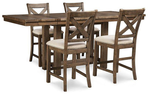 Moriville Counter Height Dining Set Ashley Furniture Dining Room Set Counter Height Table/4-Barstool Fresh Start Furniture
