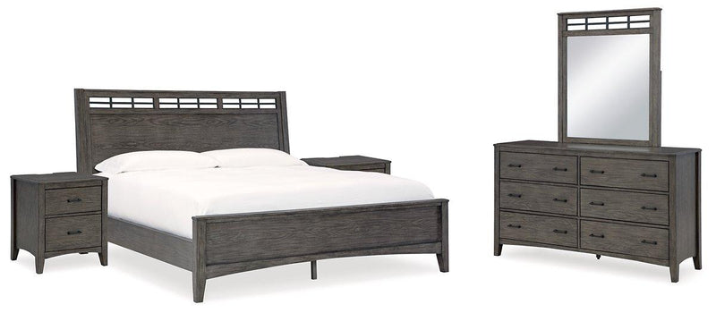Montillan Bedroom Set Ashley Furniture Bedroom Set 7-Piece: Dresser & Mirror/Bed (Headboard, Footboar Fresh Start Furniture