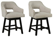 Tallenger Bar Stool Set -  Ashley Furniture Barstool Set  Fresh Start Furniture