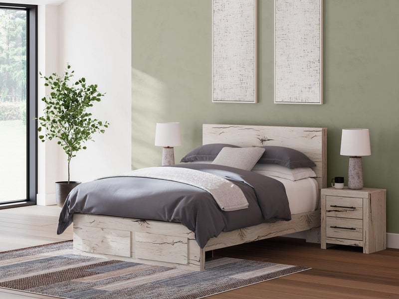 Lawroy Panel Storage Bed -  Ashley Furniture Bed  Fresh Start Furniture