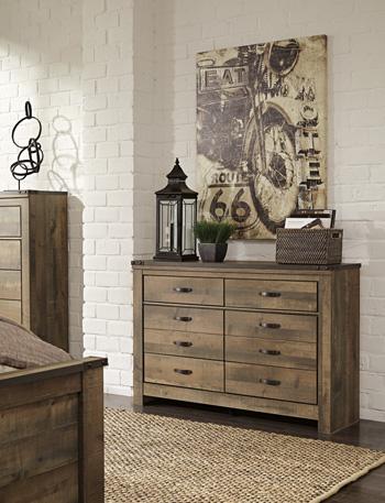 Trinell Bedroom Set -  Ashley Furniture Fireplace Set  Fresh Start Furniture
