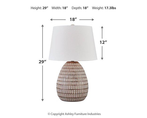Darrich Lamp Set -  Ashley Furniture Table Lamp Set  Fresh Start Furniture