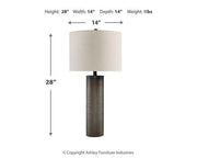 Dingerly Lamp Set -  Ashley Furniture Table Lamp Set  Fresh Start Furniture