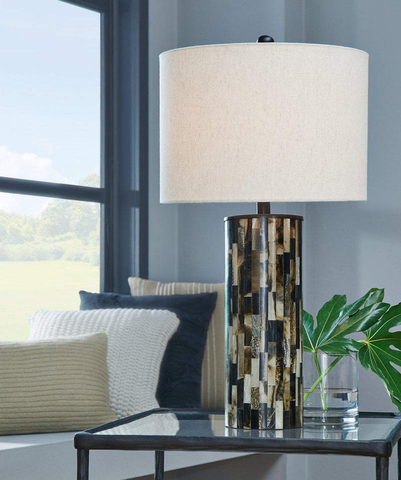 Ellford Lamp Set -  Ashley Furniture Table Lamp Set  Fresh Start Furniture