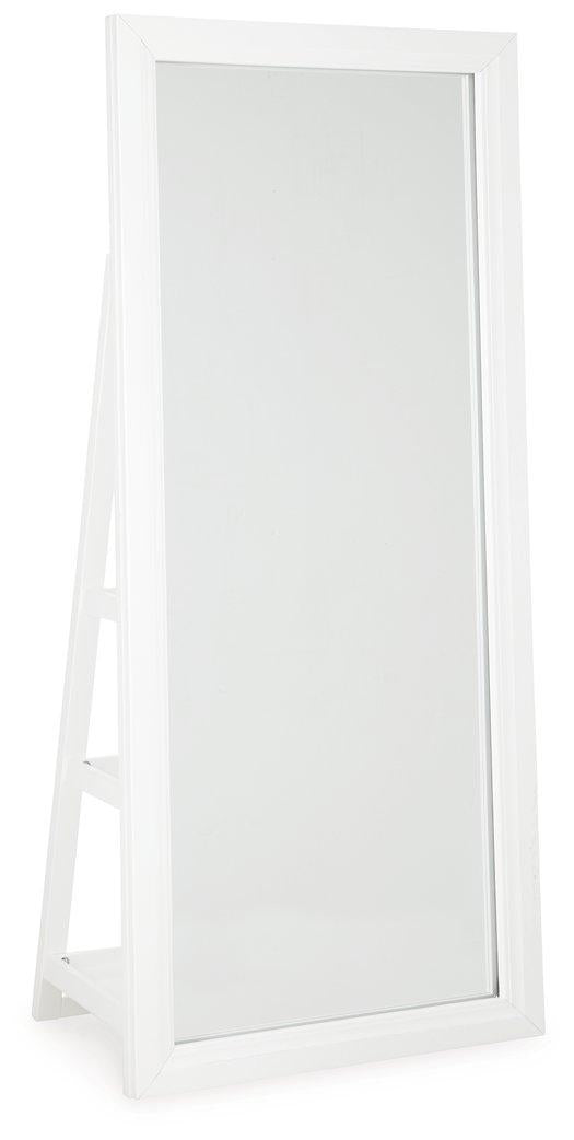 Evesen Floor Standing Mirror/Storage -  Ashley Furniture Mirror  Fresh Start Furniture