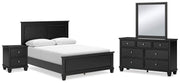 Lanolee Bedroom Set Ashley Furniture Bedroom Set 6-Piece: Dresser & Mirror/Bed (Headboard, Footboar Fresh Start Furniture