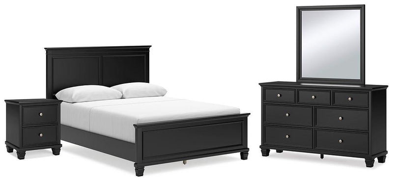 Lanolee Bedroom Set Ashley Furniture Bedroom Set 6-Piece: Dresser & Mirror/Bed (Headboard, Footboar Fresh Start Furniture