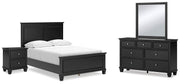 Lanolee Bedroom Set Ashley Furniture Bedroom Set 6-Piece: Dresser & Mirror/Bed (Headboard, Footboar Fresh Start Furniture