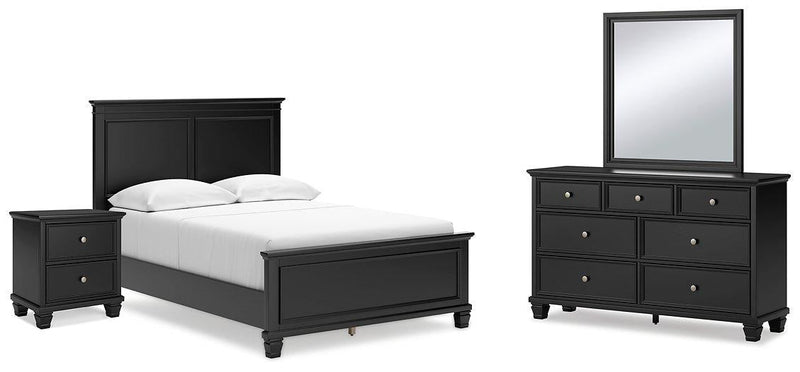 Lanolee Bedroom Set Ashley Furniture Bedroom Set 6-Piece: Dresser & Mirror/Bed (Headboard, Footboar Fresh Start Furniture