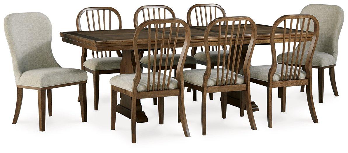 Sturlayne Dining Room Set Ashley Furniture Dining Room Set 9-Piece: Dining Table/2-Dining Chair/6-Dining Chai Fresh Start Furniture