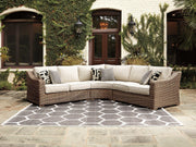 Beachcroft Outdoor Seating Set -  Ashley Furniture Outdoor Seating Set