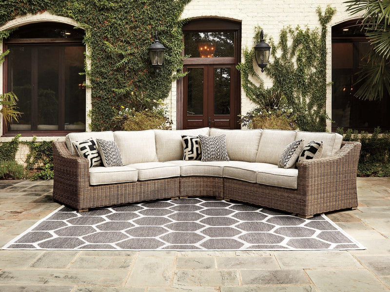 Beachcroft Outdoor Seating Set -  Ashley Furniture Outdoor Seating Set