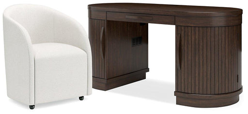 Korestone Home Office Set Ashley Furniture Home Office Set 2-Piece: Desk/Desk Chair Fresh Start Furniture