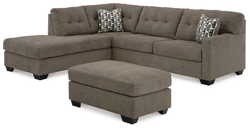 Mahoney Living Room Set Ashley Furniture Living Room Set Sectional/Ottoman / Chocolate / Option 1 Fresh Start Furniture