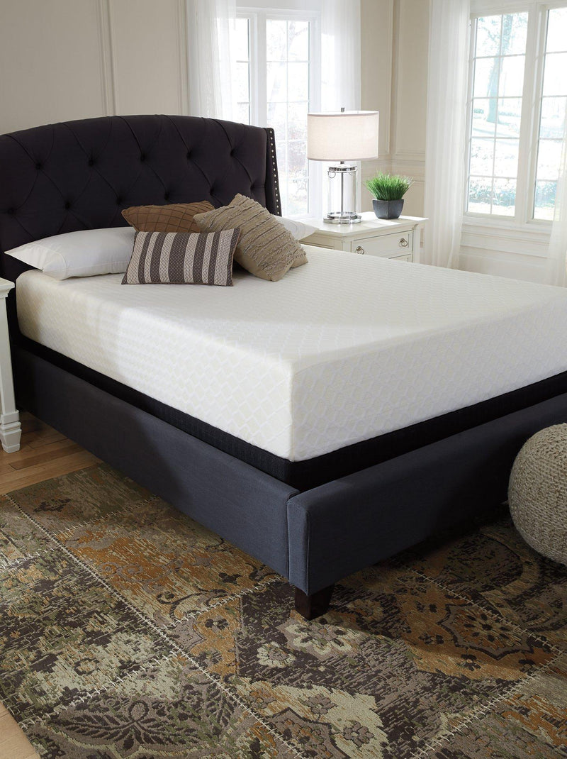 Chime 12 Inch Memory Foam Mattress in a Box -  Ashley Furniture Memory Foam Mattress  Fresh Start Furniture