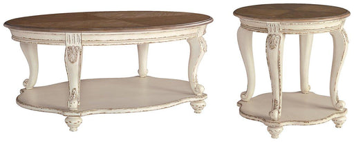 Realyn Table Set Ashley Furniture Table Set Cocktail Table/End Table Fresh Start Furniture