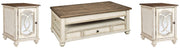 Realyn Occasional Table Set Ashley Furniture Table Set Cocktail Table Lift/2-End Table Chair Side / Optio Fresh Start Furniture