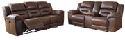 Stoneland Living Room Set Ashley Furniture Living Room Set Sofa/Loveseat / Chocolate / Option 2 Fresh Start Furniture