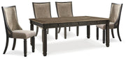 Tyler Creek Dining Set Ashley Furniture Dining Room Set Dining Table/4-Dining Chair / Option 2 Fresh Start Furniture