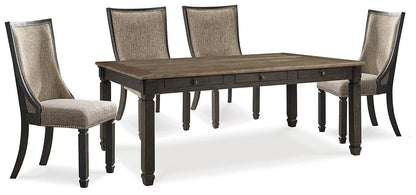 Tyler Creek Dining Set Ashley Furniture Dining Room Set Dining Table/4-Dining Chair / Option 2 Fresh Start Furniture