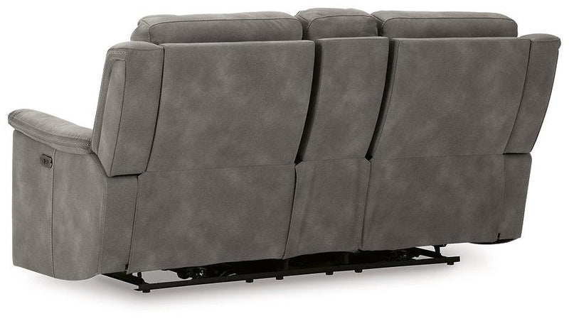 Next-Gen DuraPella Power Reclining Loveseat with Console Ashley Furniture Loveseat  Fresh Start Furniture