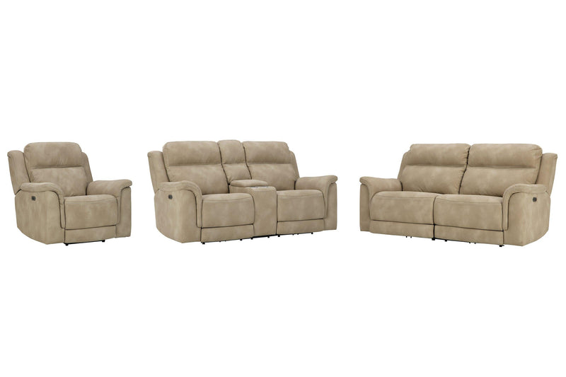 Next-Gen DuraPella Living Room Set Ashley Furniture Living Room Set Sand / 3-Piece: Sofa/Loveseat/Recliner Fresh Start Furniture