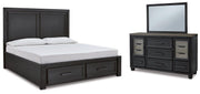 Foyland Bedroom Set Ashley Furniture Bedroom Set 5-Piece: Dresser & Mirror/Bed (Headboard, Footboar Fresh Start Furniture