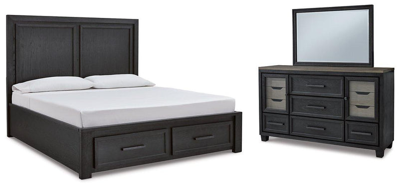 Foyland Bedroom Set Ashley Furniture Bedroom Set 5-Piece: Dresser & Mirror/Bed (Headboard, Footboar Fresh Start Furniture