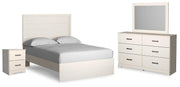 Stelsie Bedroom Set Ashley Furniture Bedroom Set 6-Piece: Dresser & Mirror/Bed (Headboard, Footboar Fresh Start Furniture
