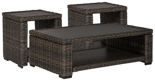 Grasson Lane Outdoor Occasional Table Set Ashley Furniture Outdoor Table Set Default Title Fresh Start Furniture