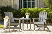 Visola Outdoor Adirondack Chair Set with End Table -  Ashley Furniture Outdoor Seating Set  Fresh Start Furniture