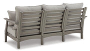 Visola Outdoor Sofa and Loveseat Set -  Ashley Furniture Outdoor Table Set  Fresh Start Furniture