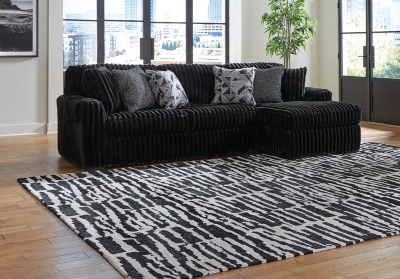 Midnight-Madness Sectional Sofa with Chaise Ashley Furniture Sectional  Fresh Start Furniture