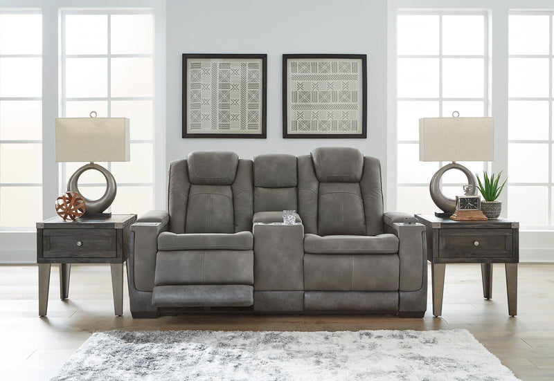 Next-Gen DuraPella Power Reclining Loveseat with Console Ashley Furniture Loveseat  Fresh Start Furniture