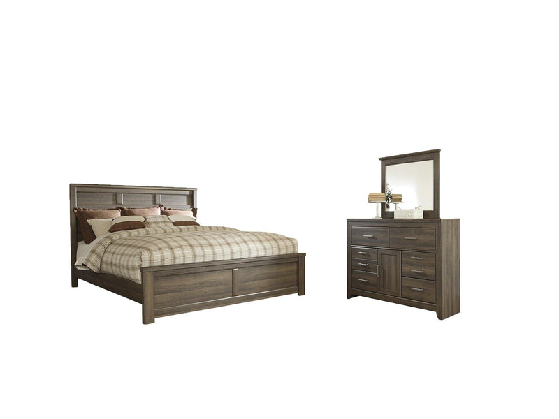Juararo Bedroom Set Ashley Furniture Bedroom Set Panel Bed / 5-Piece: Dresser & Mirror/Bed (Headboa Fresh Start Furniture