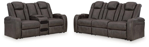 Fyne-Dyme Living Room Set Ashley Furniture Living Room Set Sofa/Loveseat / Shadow Fresh Start Furniture