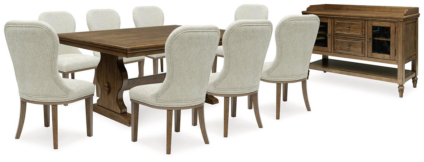 Sturlayne Dining Room Set Ashley Furniture Dining Room Set 10-Piece: Dining Table/Server/8-Upholstered Dining Fresh Start Furniture
