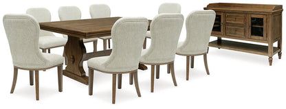 Sturlayne Dining Room Set Ashley Furniture Dining Room Set 10-Piece: Dining Table/Server/8-Upholstered Dining Fresh Start Furniture