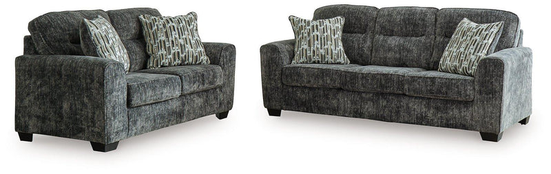 Lonoke Living Room Set Ashley Furniture Living Room Set Sofa/Loveseat / Gunmetal / Option 1 Fresh Start Furniture