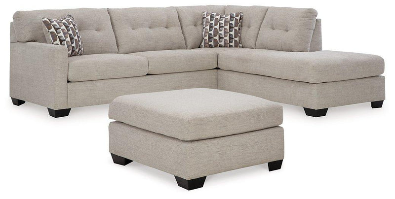 Mahoney Living Room Set Ashley Furniture Living Room Set Sectional/Ottoman / Pebble / Option 2 Fresh Start Furniture