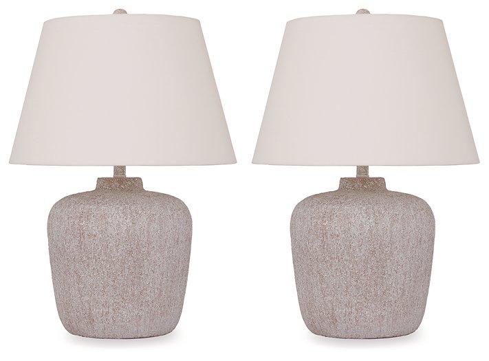 Danry Lamp Set -  Ashley Furniture Table Lamp Set  Fresh Start Furniture