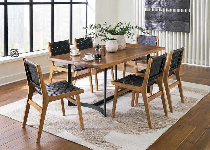 Fortmaine Dining Package Ashley Furniture Casual Seating Set  Fresh Start Furniture