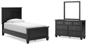 Lanolee Bedroom Set Ashley Furniture Bedroom Set 5-Piece: Dresser & Mirror/Bed (Headboard, Footboar Fresh Start Furniture