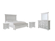 Kanwyn Bedroom Set Ashley Furniture Bedroom Set Panel Bed w/ Storage / 7-Piece: Dresser & Mirror/B Fresh Start Furniture