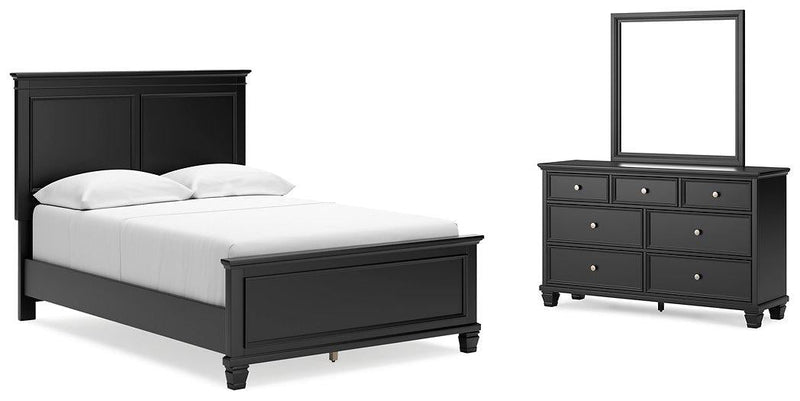 Lanolee Bedroom Set Ashley Furniture Bedroom Set 5-Piece: Dresser & Mirror/Bed (Headboard, Footboar Fresh Start Furniture