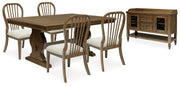 Sturlayne Dining Room Set Ashley Furniture Dining Room Set 6-Piece: Dining Table/Server/4-Dining Chair Fresh Start Furniture